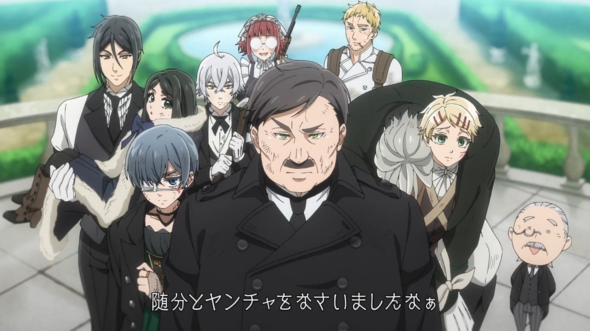 Diedrich takes Ciel and others to his castle in Germany (Image via CloverWorks)